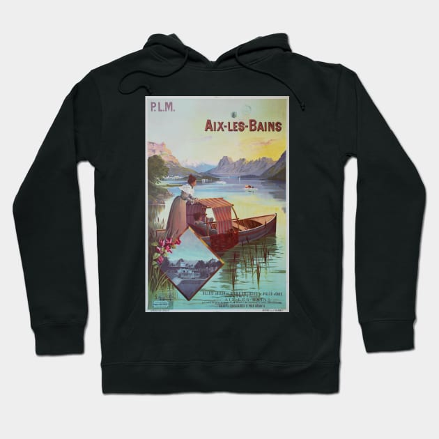 Aix-les-Bains,Savoie,France,Travel Poster Hoodie by BokeeLee